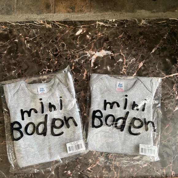 Mini Boden Other - 2 NEW mini boden onesies 2-3 years